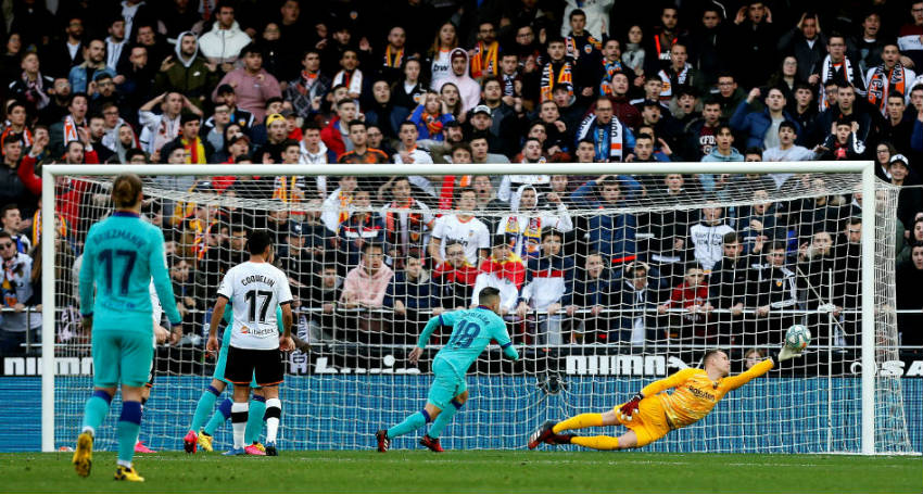 Penal atajado por Ter Stegen