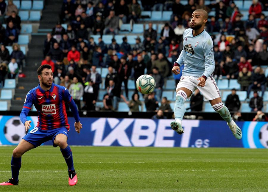 Alcántara en un juego contra Eibar