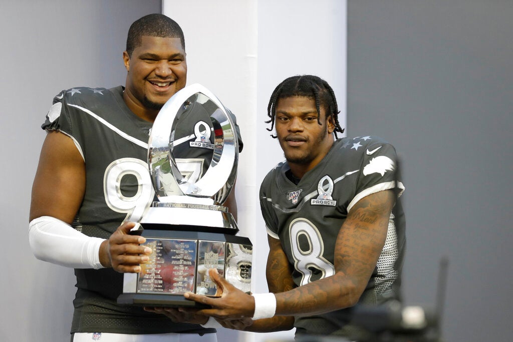 Calais Campbell y Jackson, jugadores del partido 