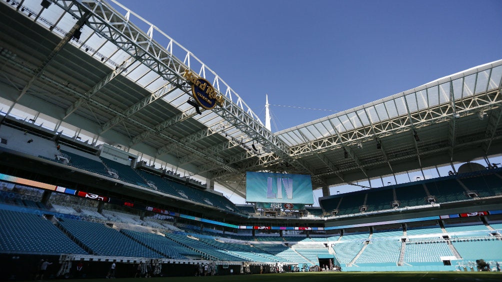 El Hard Rock Stadium listo para el Super Bowl LIV