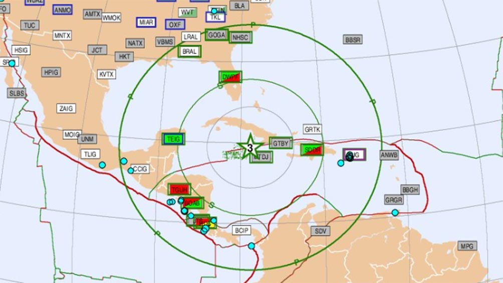 Terremoto de 7.7 en Jamaica y Cuba