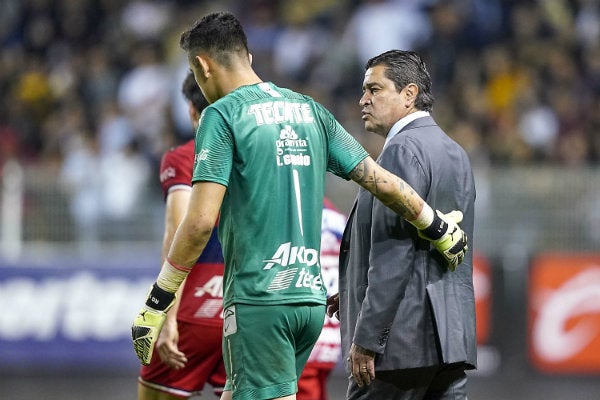 Raúl Gudiño con Luis Fernando Tena