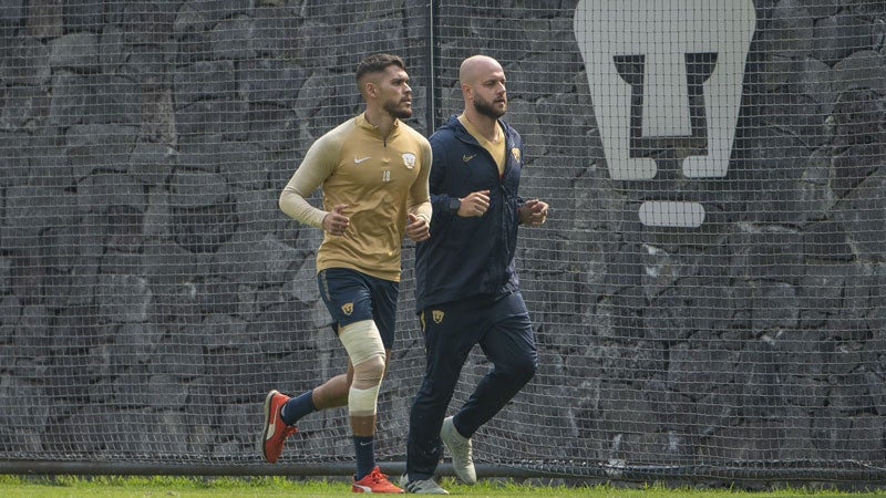 Freire durante su recuperación en Ciudad Universitaria 