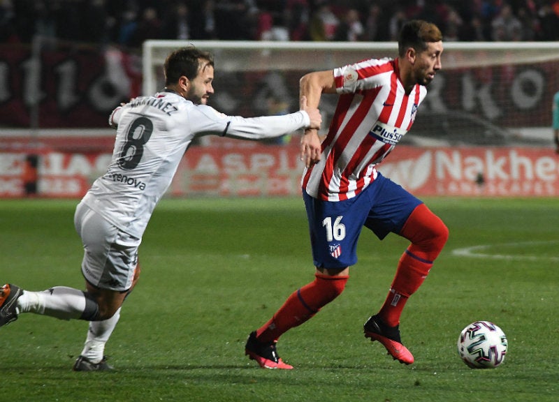 Héctor Herrera en partido de La Liga