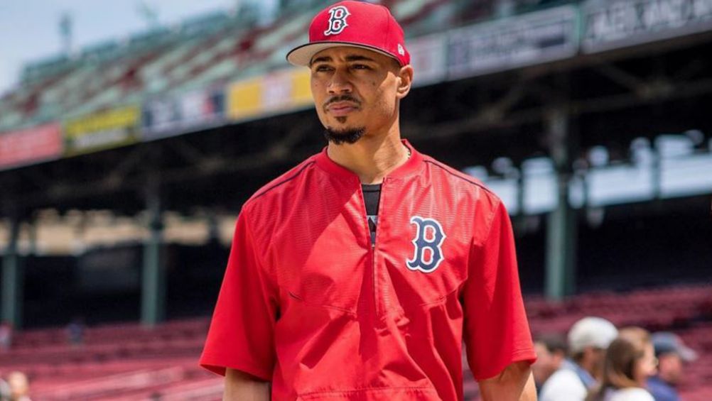 Betts, previo a un juego de Boston