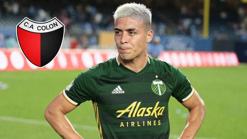 Brian Fernández durante un partido del Portland Timbers