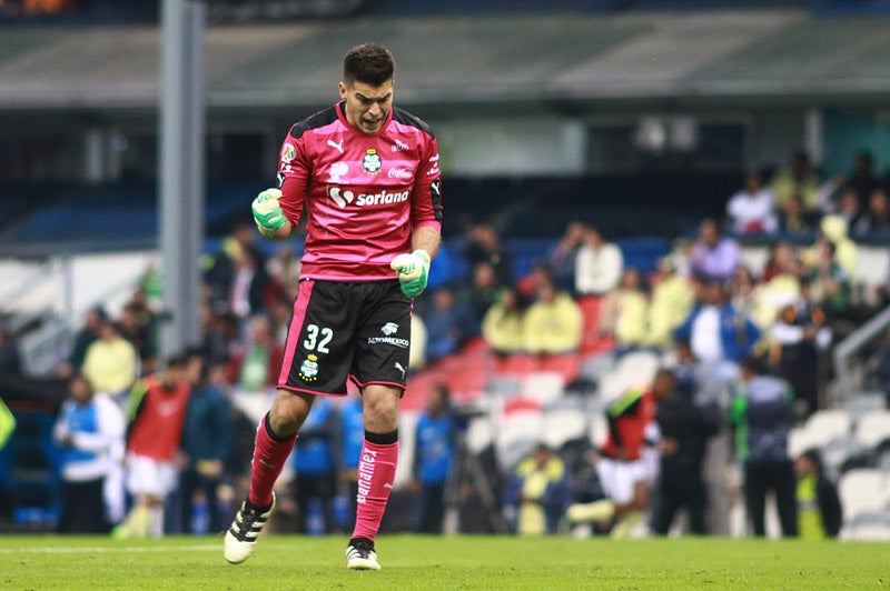 Julio González durante su etapa como jugador de Santos en 2017