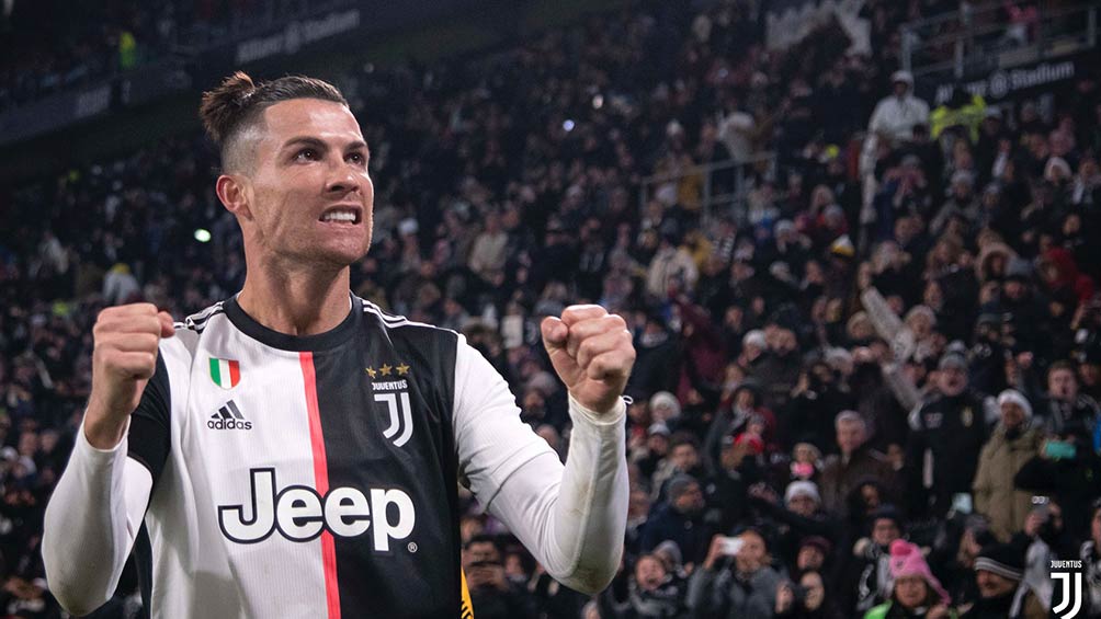 Cristiano, en un partido de la Juventus