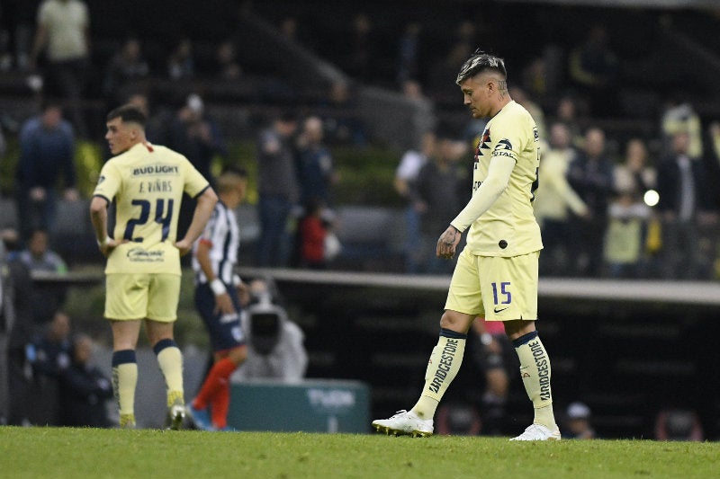 Nico Castillo en partido con América