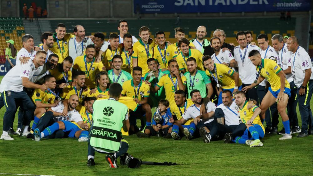 Brasil celebrando su pase a los Juegos Olímpicos