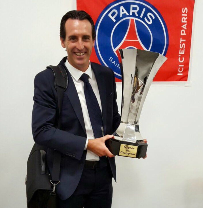 Unai Emery en su paso por el PSG