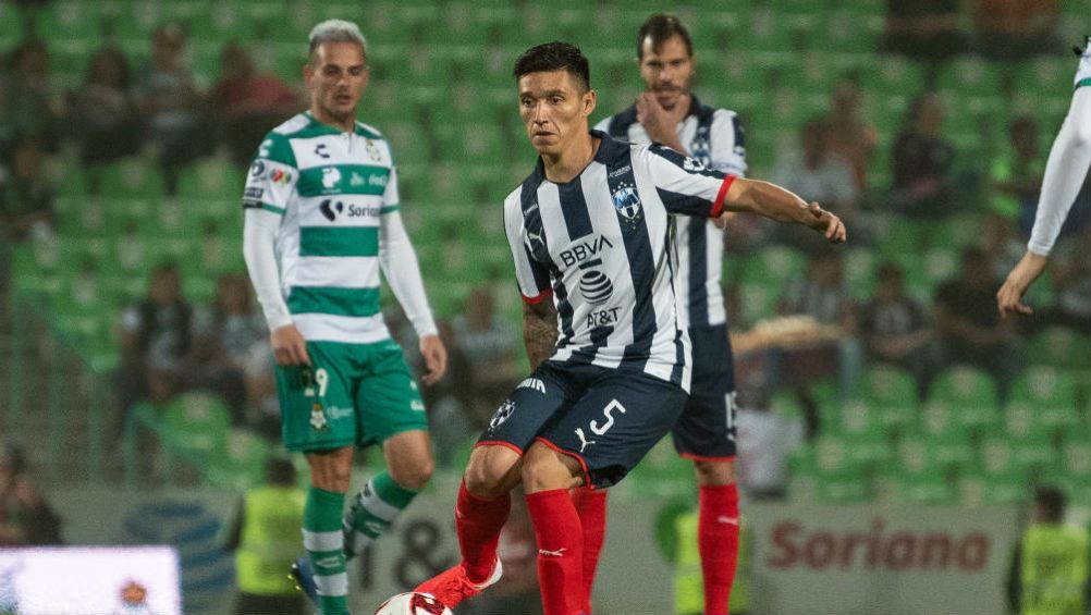 Kranevitter, durante el partido ante Santos