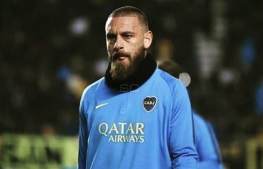 Daniele de Rossi en su paso por Boca Juniors