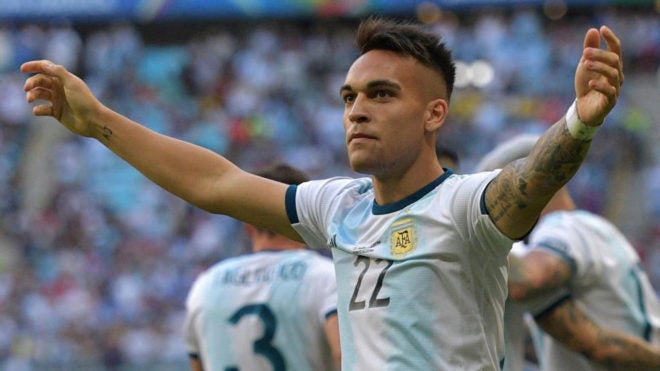 Lautaro es titular con la Selección de Argentina