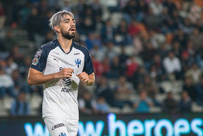 Pizarro, en un partido de Rayados