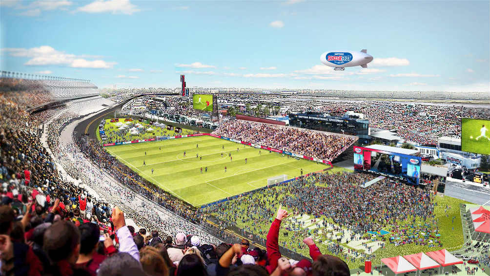 Daytona tendrá una cancha de futbol con medidas oficiales