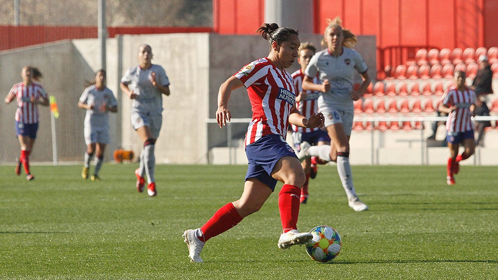 Charlyn Corral marcó gol con Atlético de Madrid