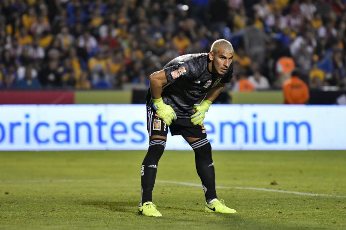 Nahuel, en un partido de Tigres