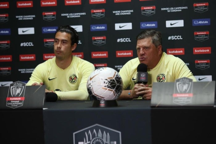 Herrera, en conferencia de prensa