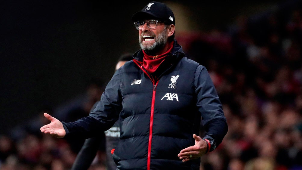 Jürgen Klopp durante un duelo del Liverpool 