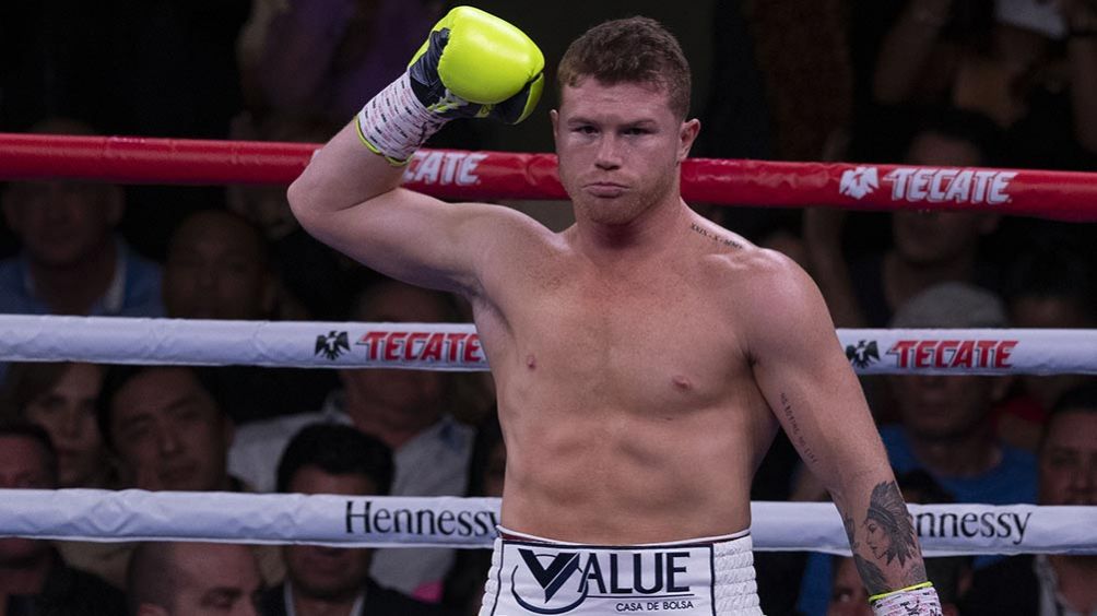 Canelo en la pelea ante Sergey Kovalev