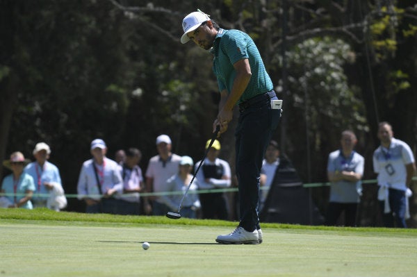 Abraham Ancer en acción