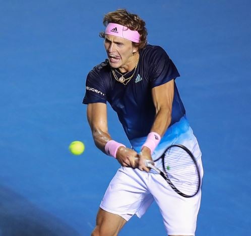 Alexander Zverev, durante el abierto mexicano de Acapulco