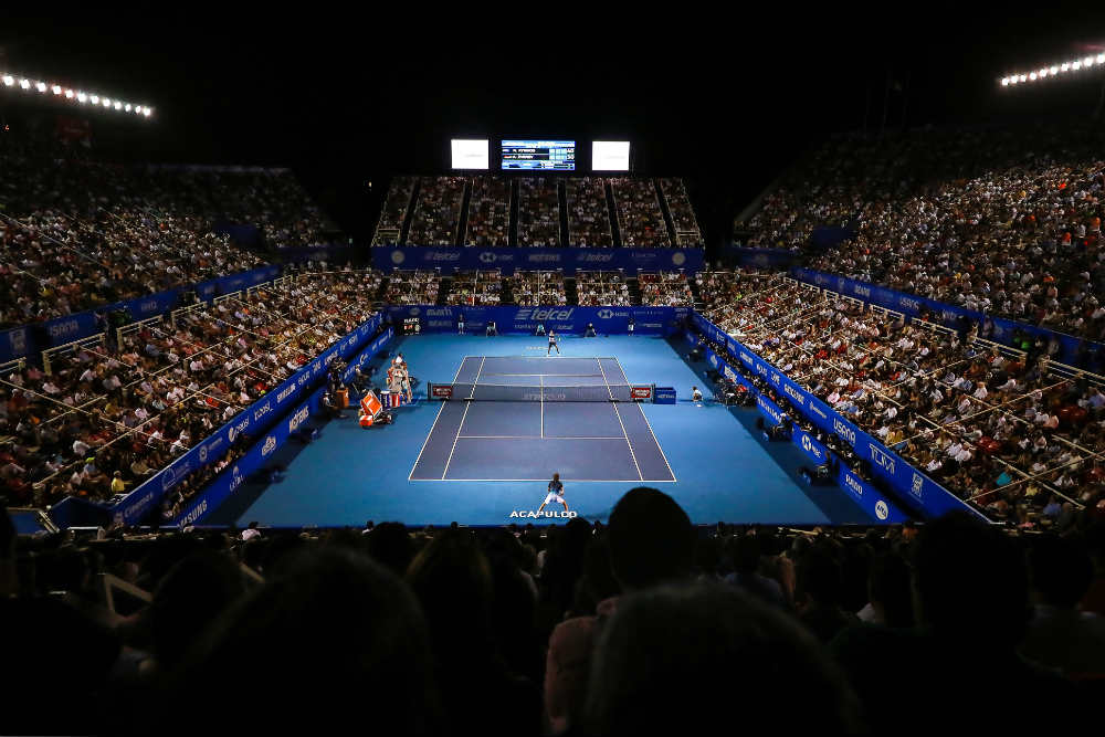 Afición disfruta de la Final del Abierto Mexicano de Acapulco