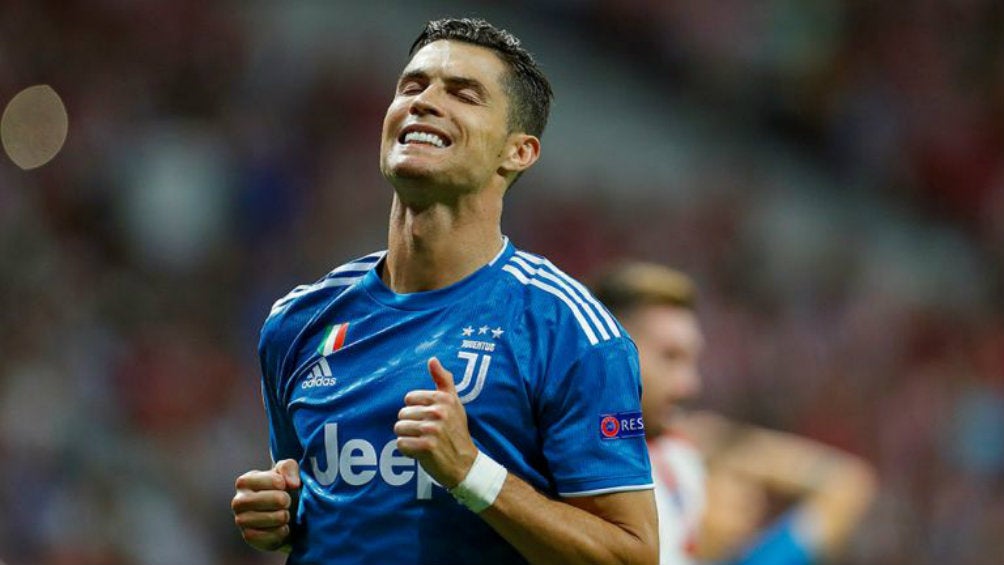 Cristiano Ronaldo se lamenta en juego contra Atlético de Madrid 