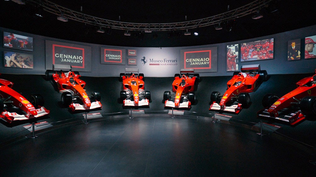 El museo de Ferrari cuenta con autos espectaculares