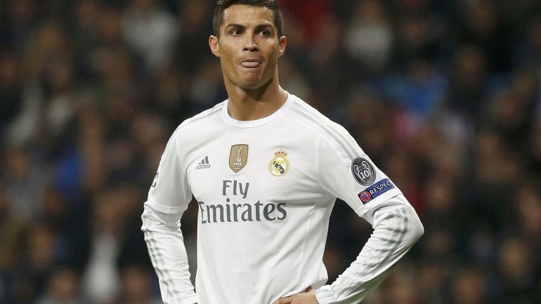 Cristiano Ronaldo jugando con Real Madrid