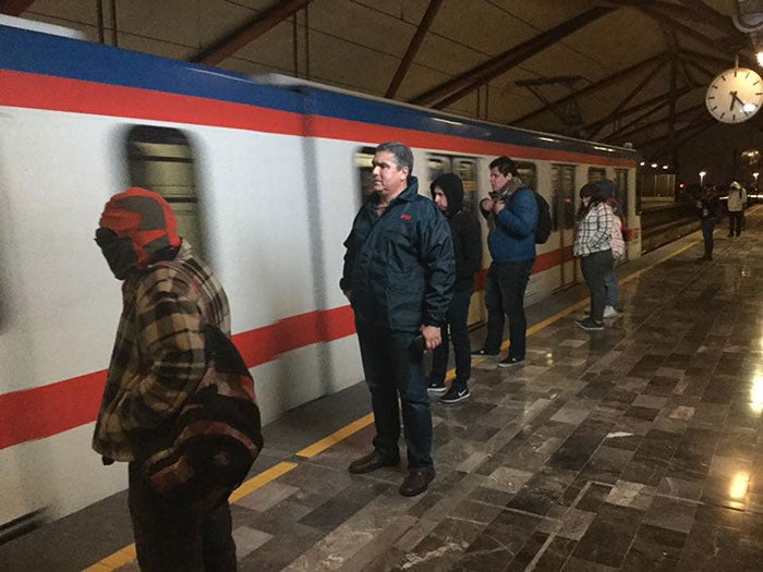 Usuarios en el Metrorrey