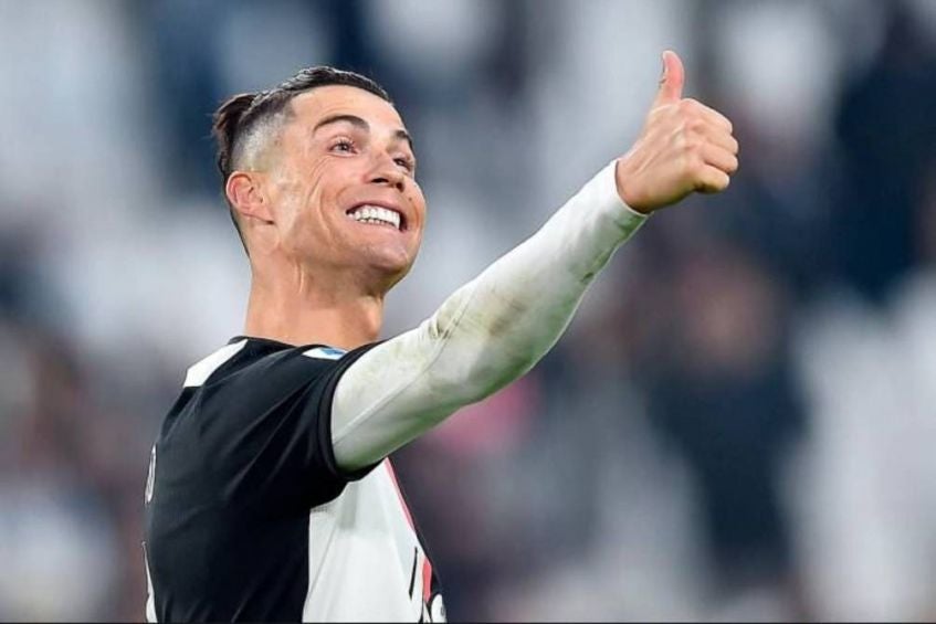 Cristiano Ronaldo celebra un gol con Juventus 