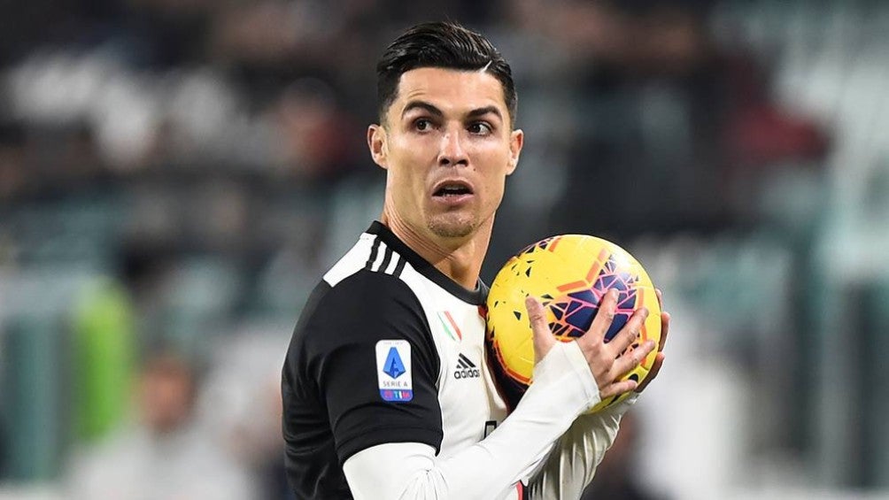 Cristiano Ronaldo en partido con Juventus