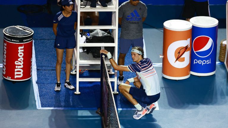 Alexander Zverev se lamenta por su eliminación del AMT