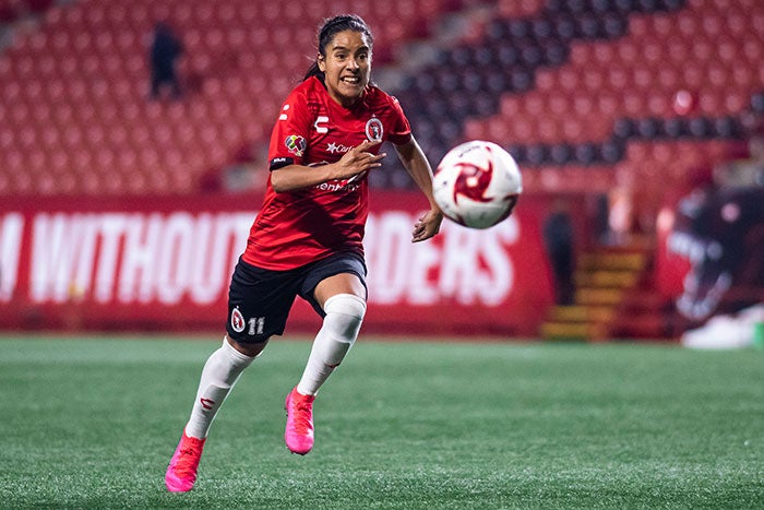 Cuevas, en un partido de Tijuana