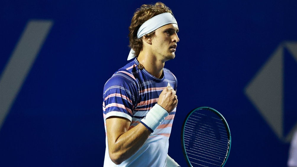 Alexander Zverev, durante un duelo en el AMT