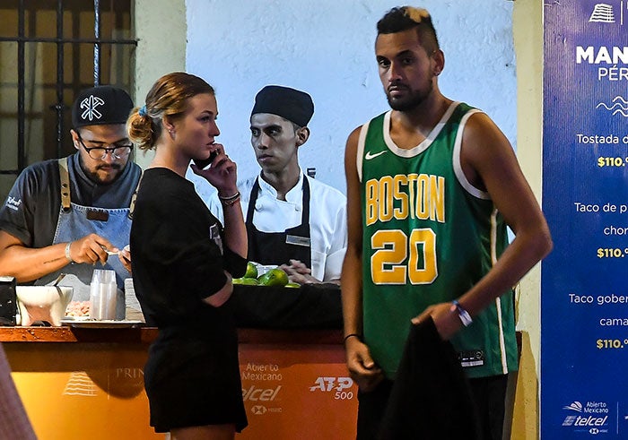 Nick Kyrgios, en las calles de Acapulco