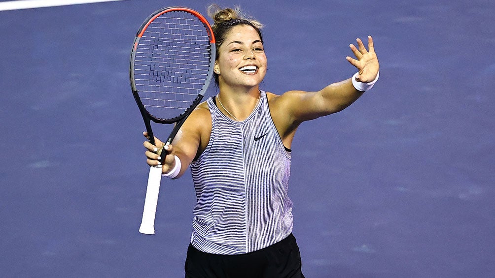 Renata Zarazúa tras una victoria en el Abierto de Acapulco