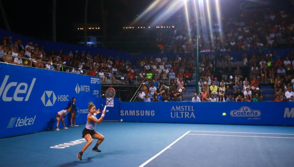 Renata Zarazúa en el Abierto Mexicano de Tenis