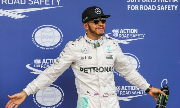 Hamilton previo a una carrera