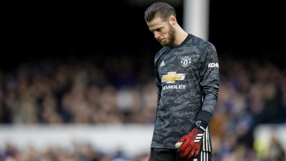 De Gea 'sufre' tras equivocarse contra el Everton