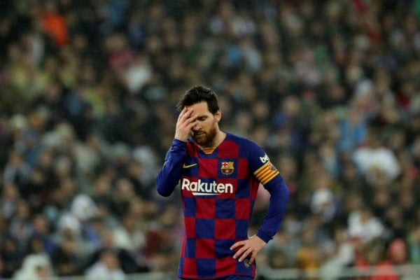 Messi en lamento ante Real Madrid 