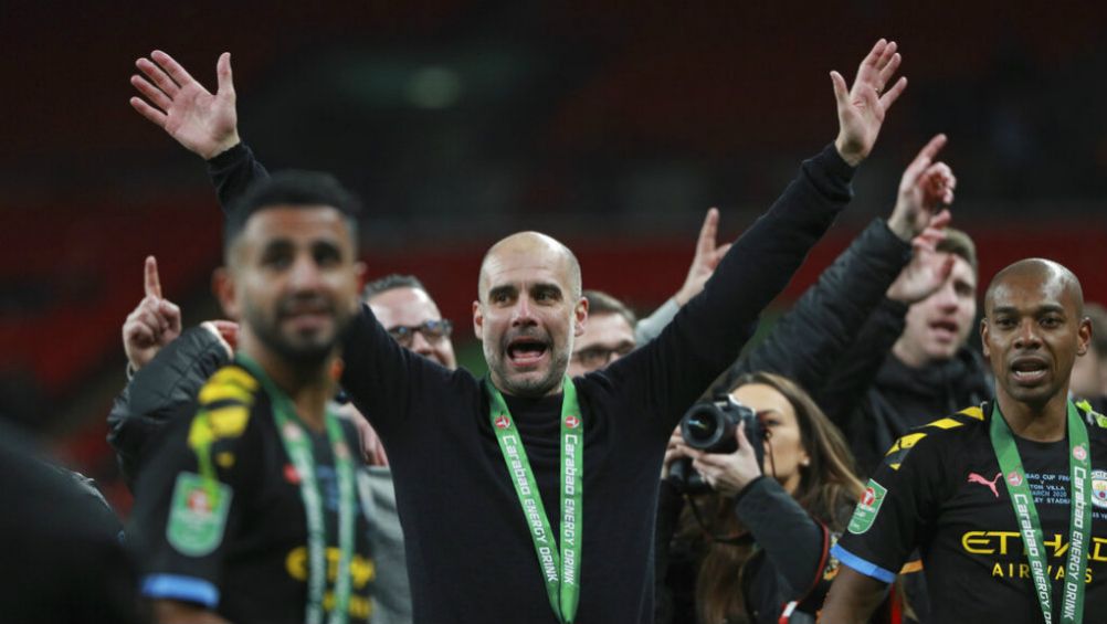 Guardiola festeja Título del Manchester City