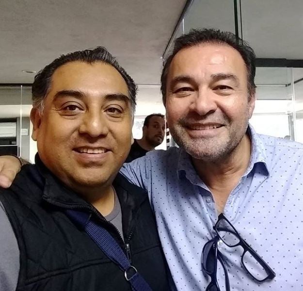 Luis Alfonso junto a Mario Castañeda en un evento