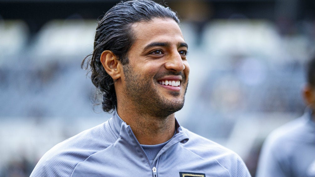 Carlos Vela previo a un partido con LAFC