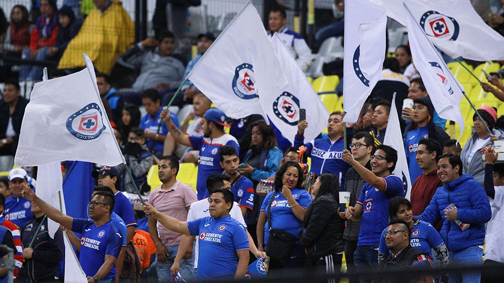 Afición de Cruz Azul, en un partido