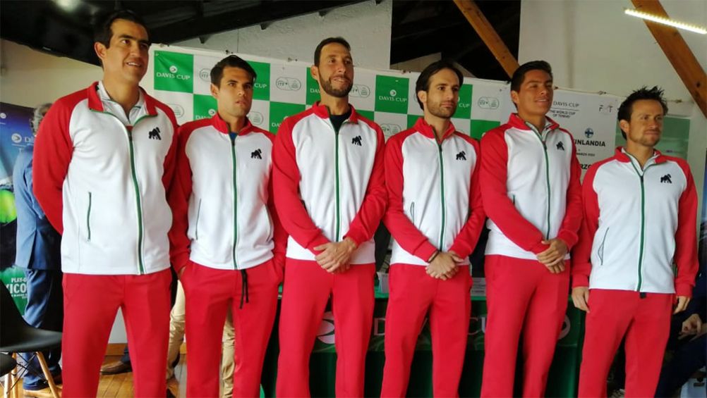 El equipo mexicano de Copa Davis