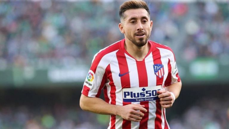 Héctor Herrera, en un juego del Atlético de Madrid 