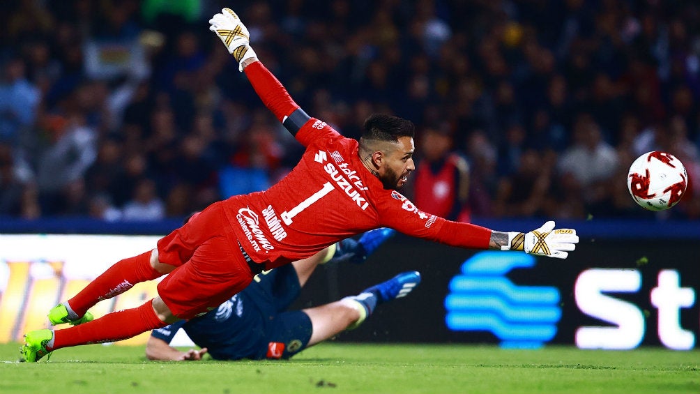 Saldivar en partido vs América